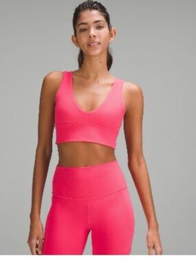 Lululemon Align Set Pink - Sports Bra & High Waist Bike Shorts